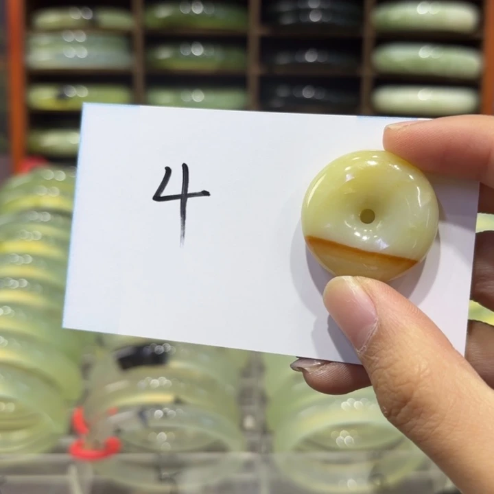 岫玉未镶嵌手镯天然