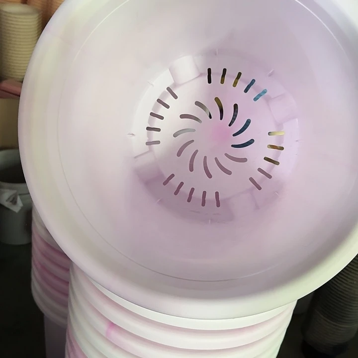 四季8号淡紫色琉璃无托5个特价瑕疵