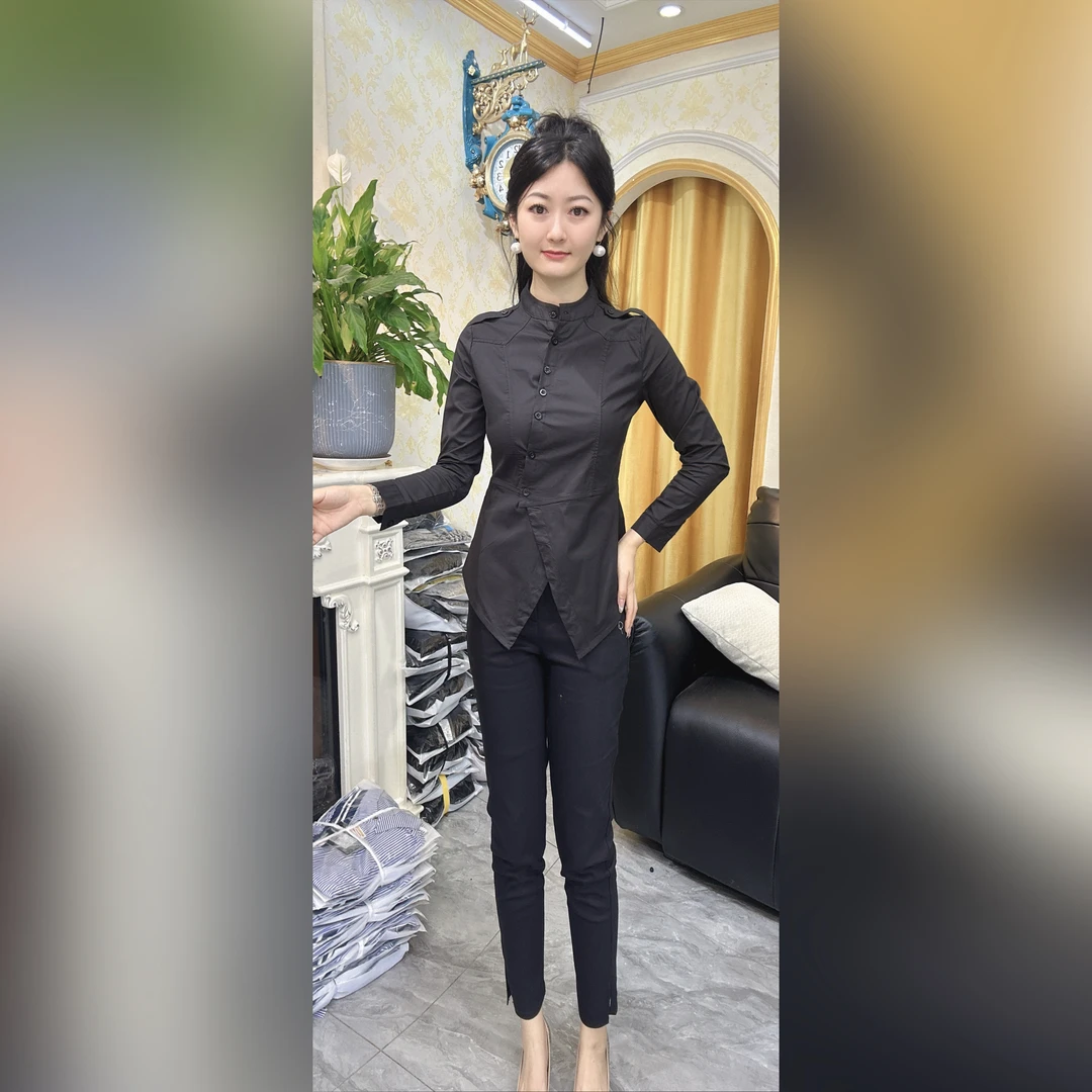 （6888）雅伊裳品家2025年早秋新款时尚百搭简约显瘦通勤衬衫女