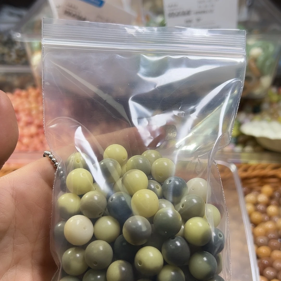 菩提根/象牙果吊坠古**一微瑕100青提圆