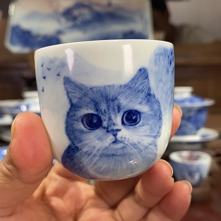 杯景德镇手工手绘陶瓷，高亮兴老师作品