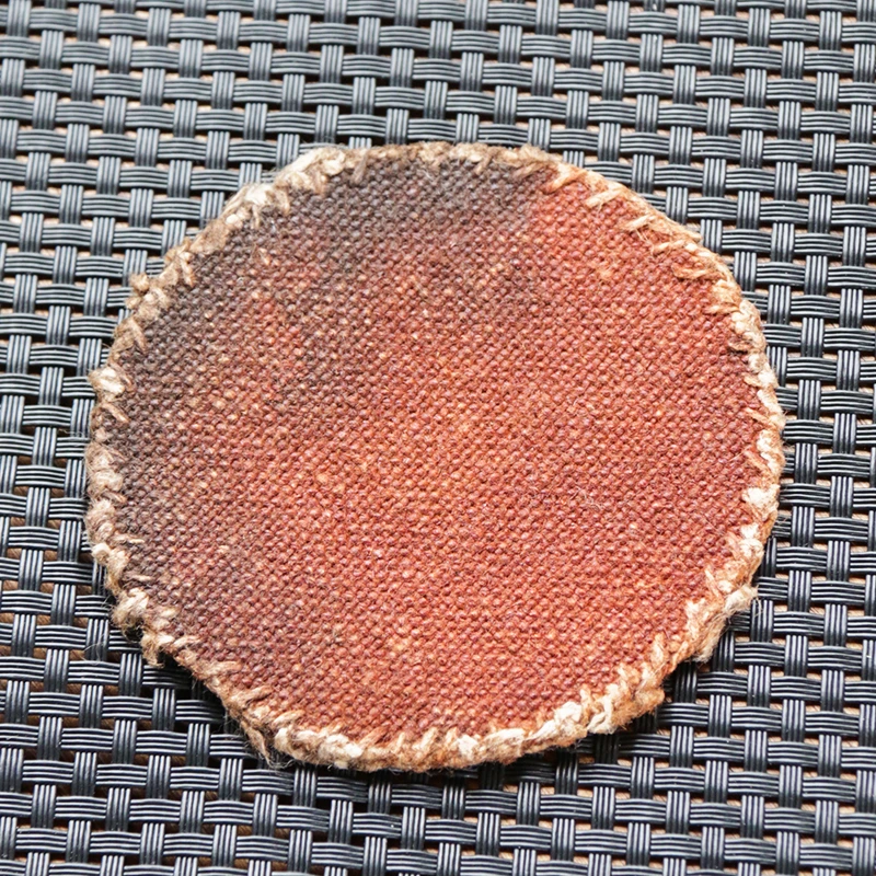 【茶理十八】植物染大漆软化圆形杯垫手作国风茶具配件防烫隔热茶垫