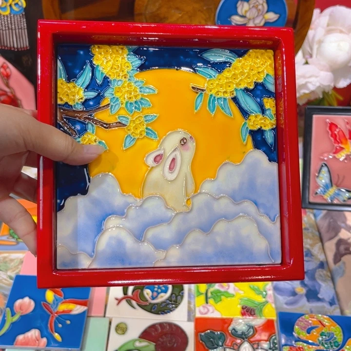 瓷片瓷板画艺术作品