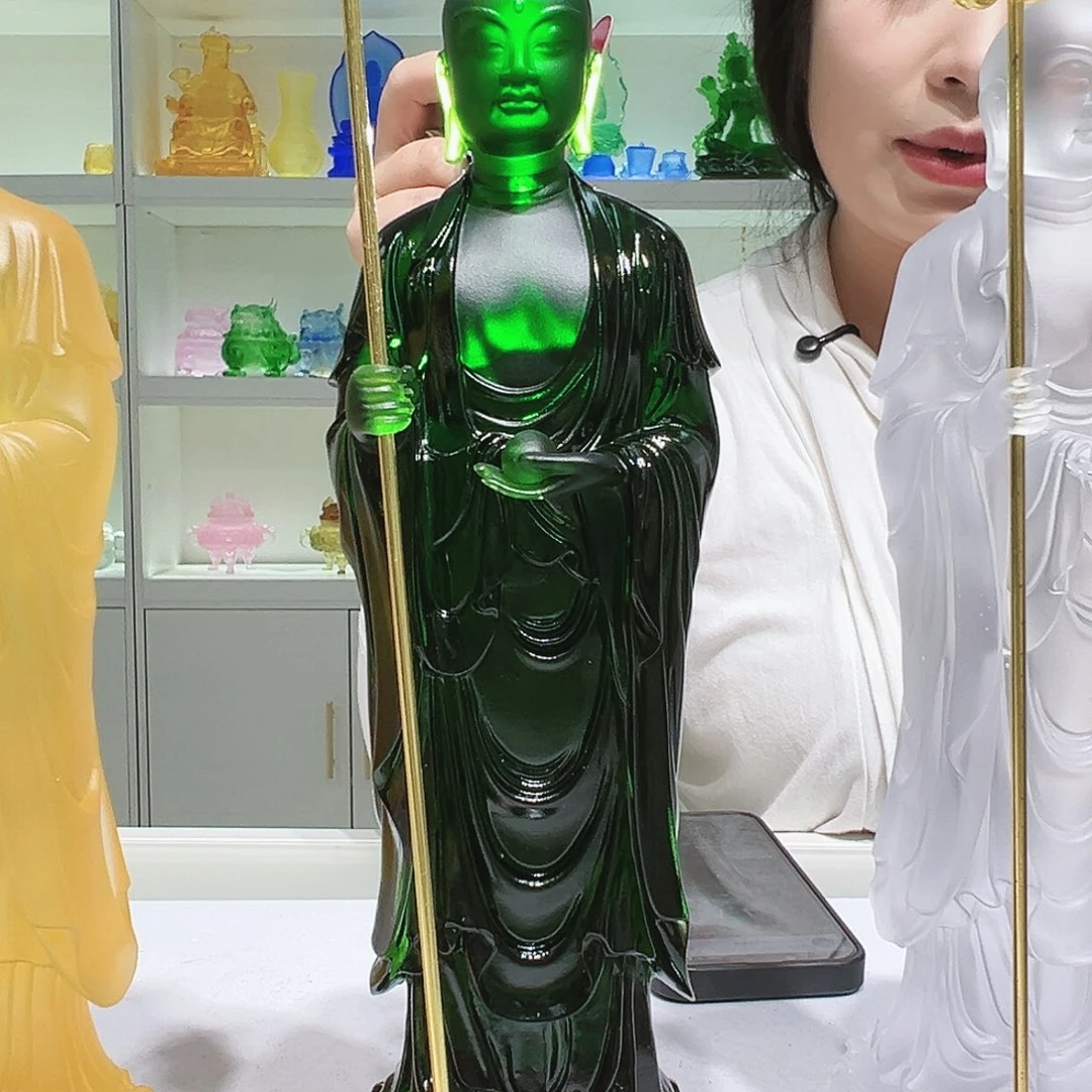 【闪购商品】手工艺品琉璃地藏王菩萨 29cm