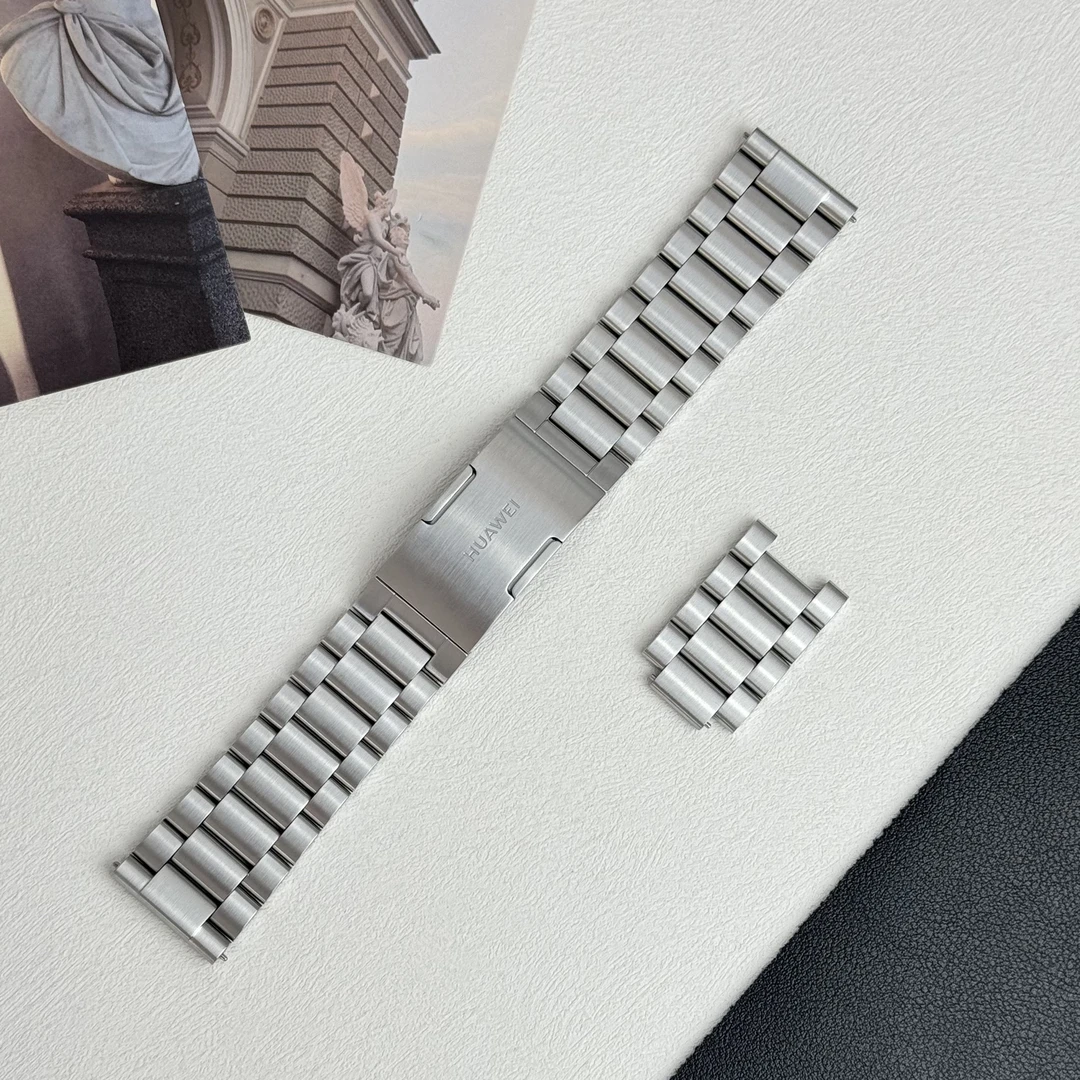 【原装拆机】适用watch4pro木星棕火星钛GT5钢带4不锈钢GT3pro表带