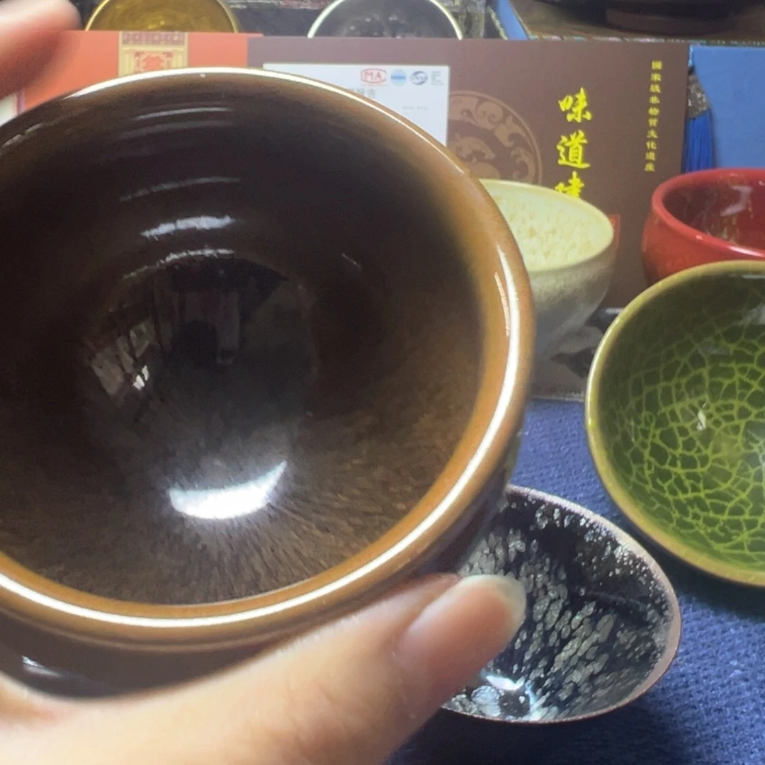 建盏喝茶杯 喜欢进