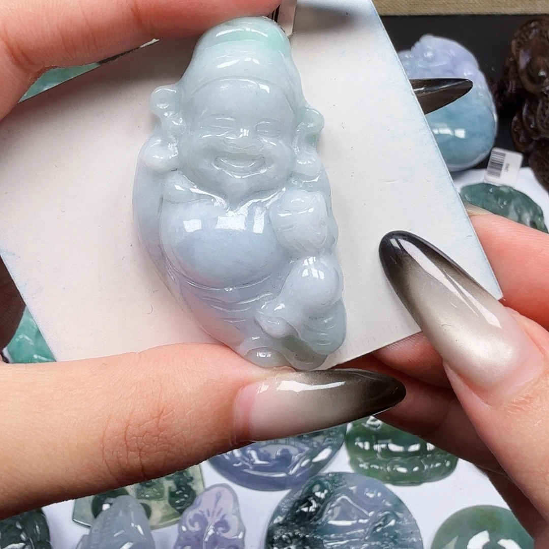 翡翠未镶嵌挂件翡翠