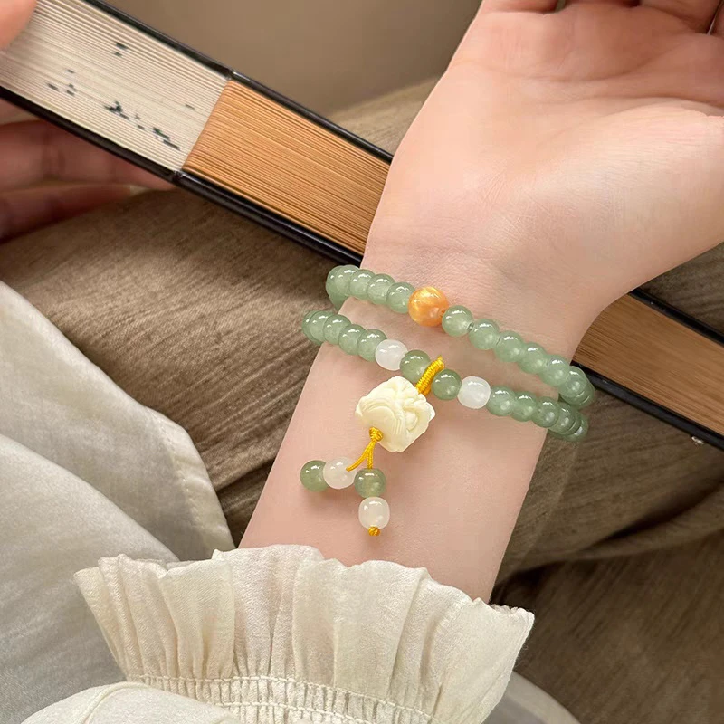 新中式民族风爆款高级感琉璃串珠手工DIY