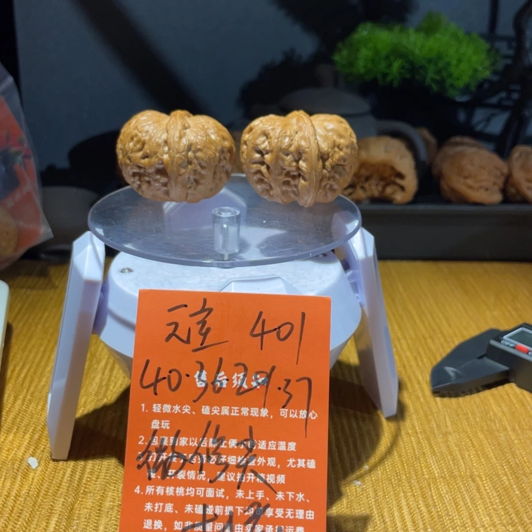 文玩核桃把件40元宝微修尖401