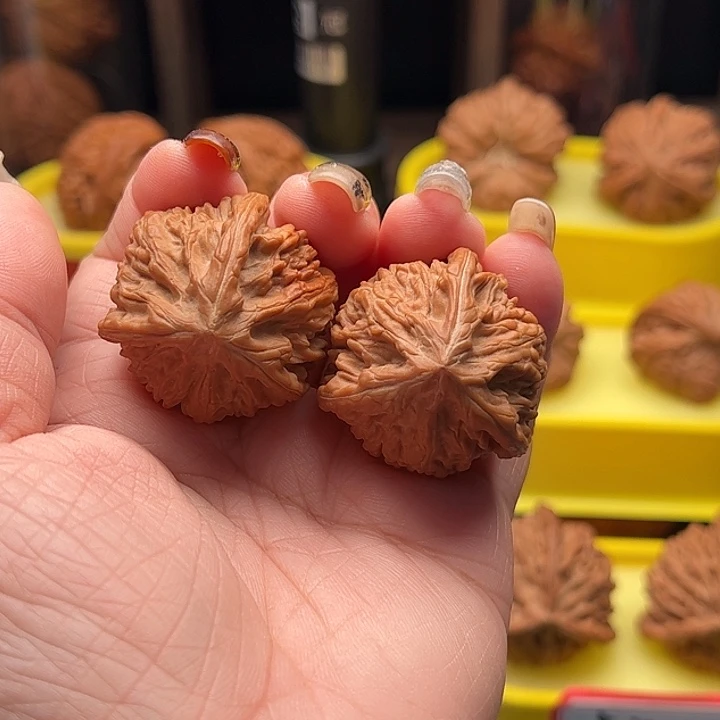 文玩核桃吊坠御龙粗筋三棱 全品 小手捻