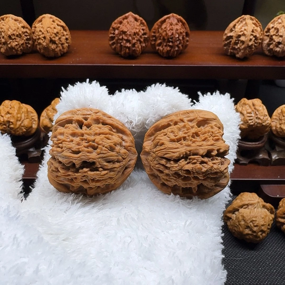 核桃手串/手链赵喜满红皮南疆石42