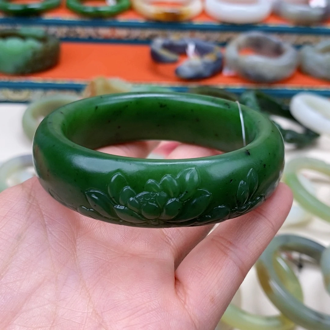 和田玉手镯59.5未镶嵌