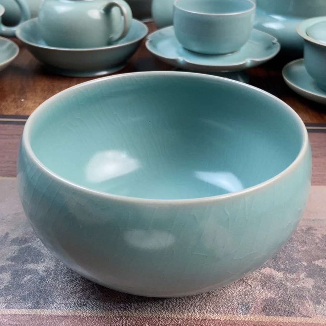 摆件原产地原矿汝瓷～茶器