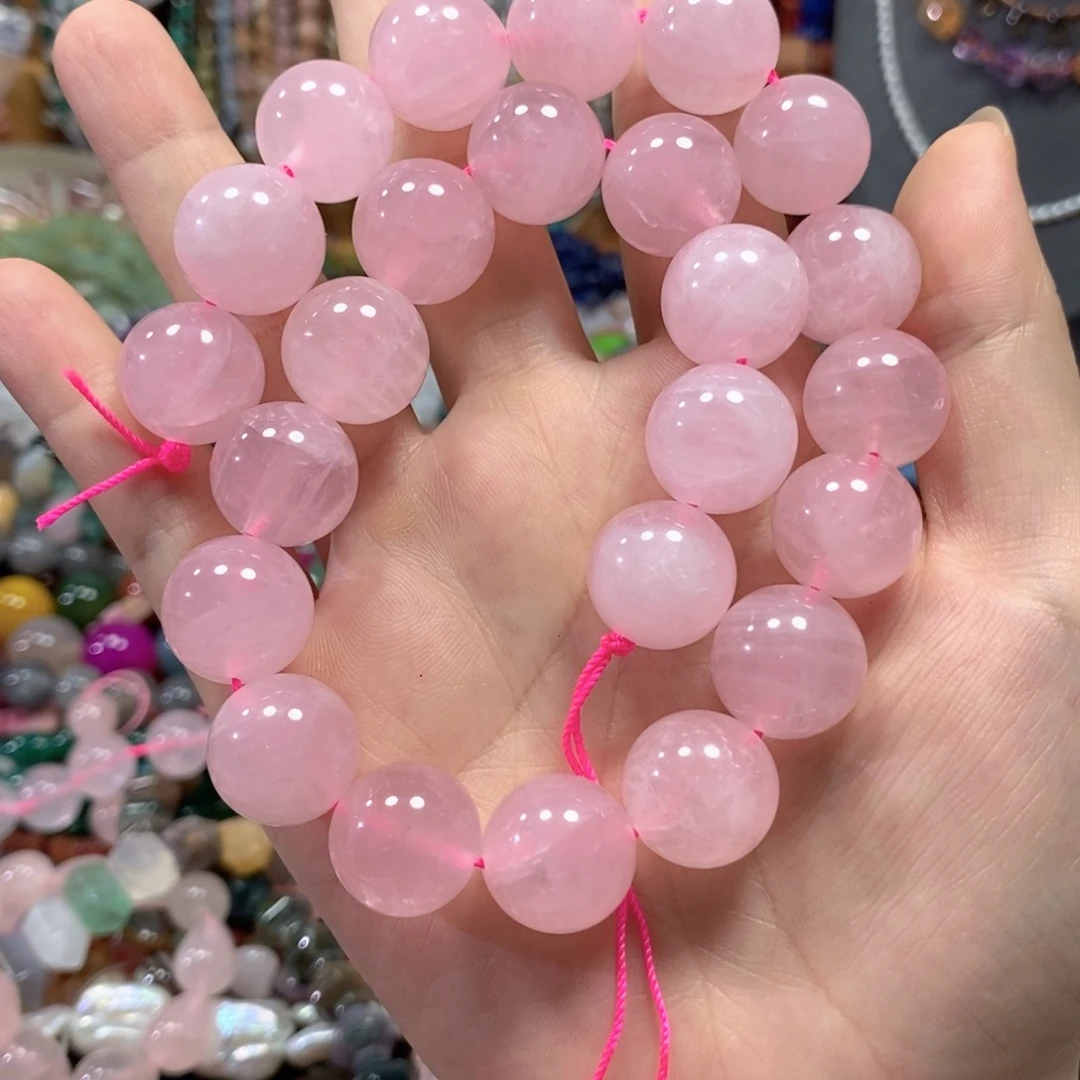 玛瑙/玉髓合金珠宝半成品天然等水晶一条卡16mm