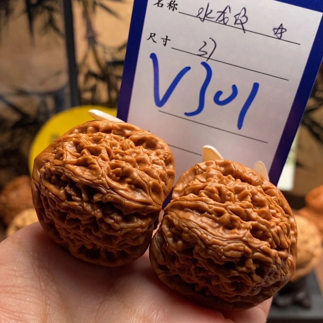 把件文玩核桃水龙纹37