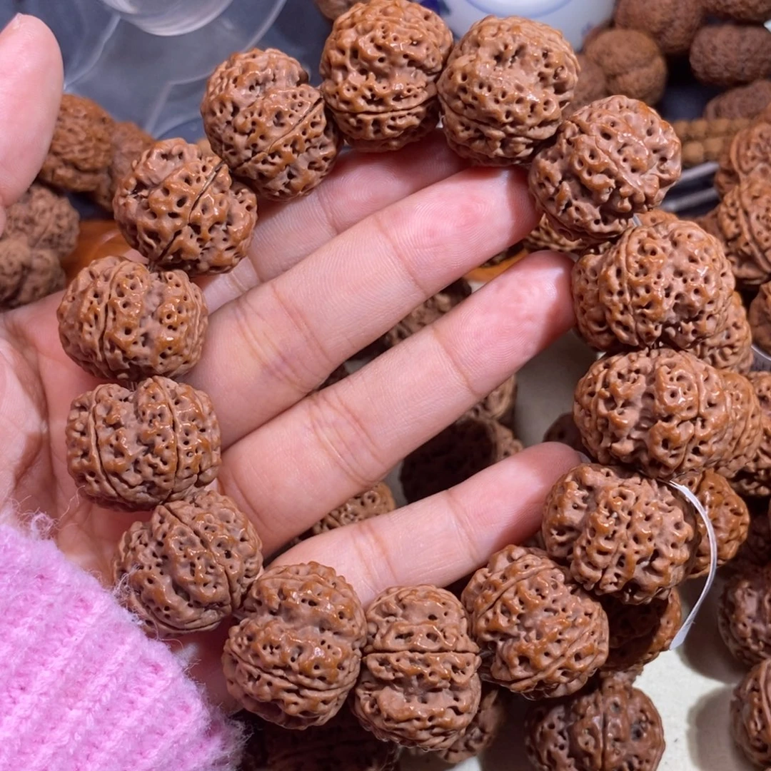 翻***炮手串金刚菩提招财针孔蜂王23mm