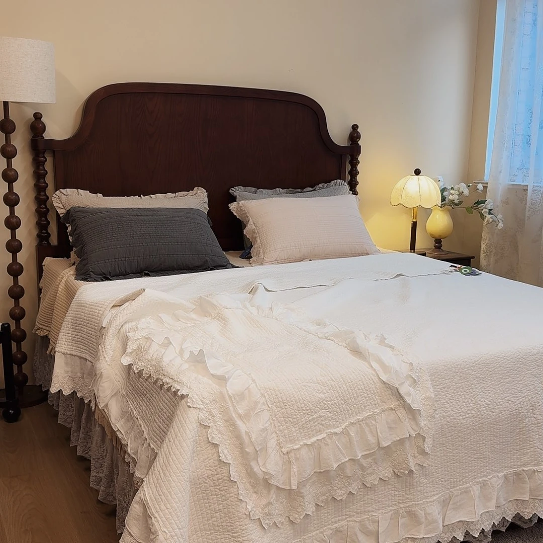 棉莱雅白色三件套