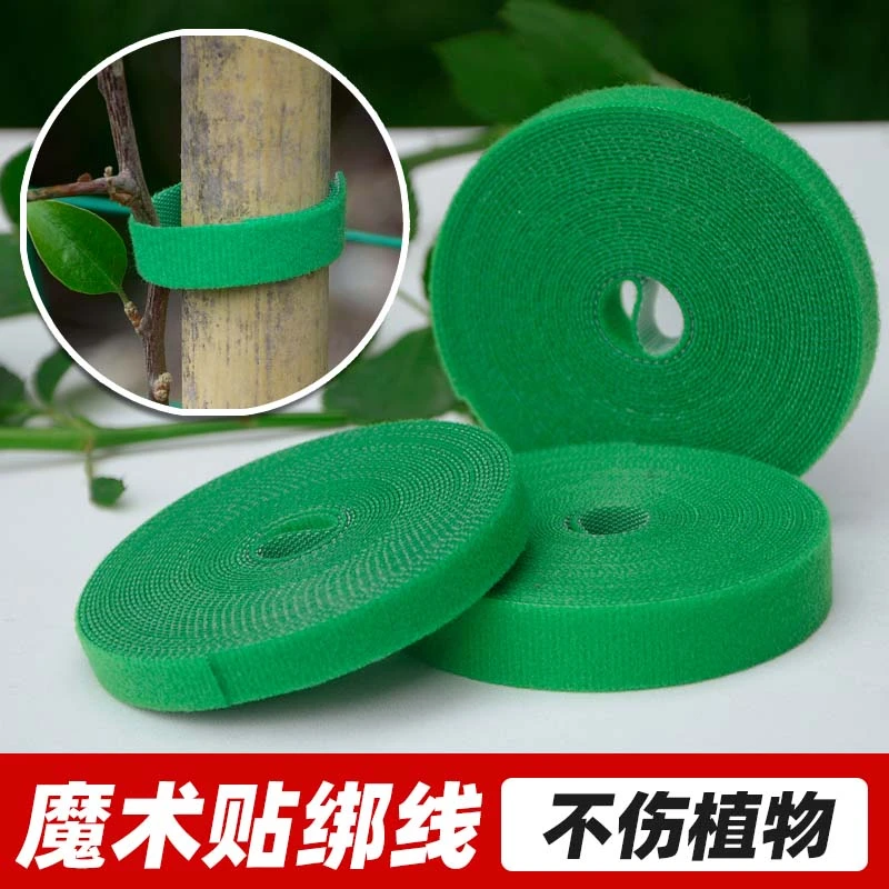 爬藤绿植物绑带造型魔术贴花园带双面粘园艺扎线捆绑支撑插花固定