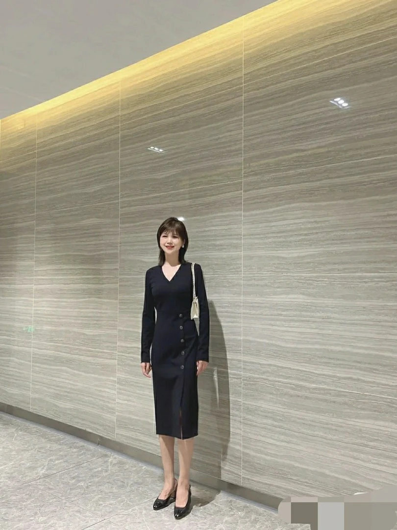 连衣裙，藏蓝色 1500428-08512