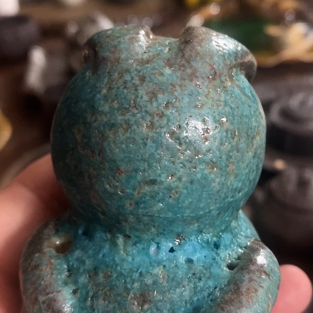 辛***我手工制作柴烧摆件