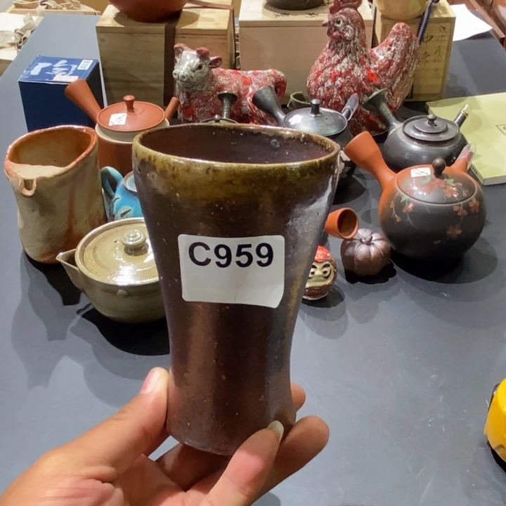 日本备前烧水屋杯大漏