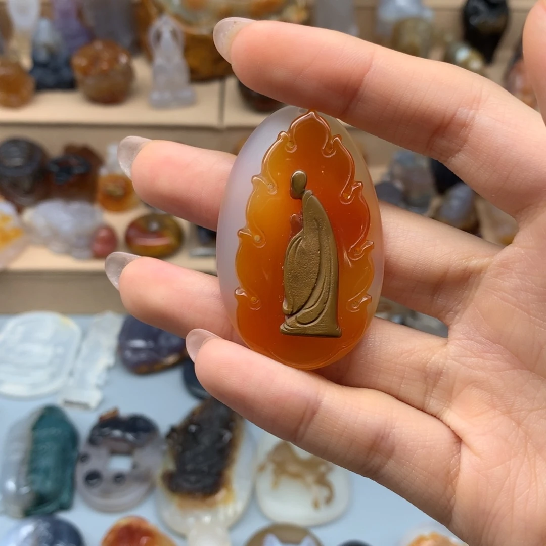 未镶嵌颈饰玛瑙/玉髓