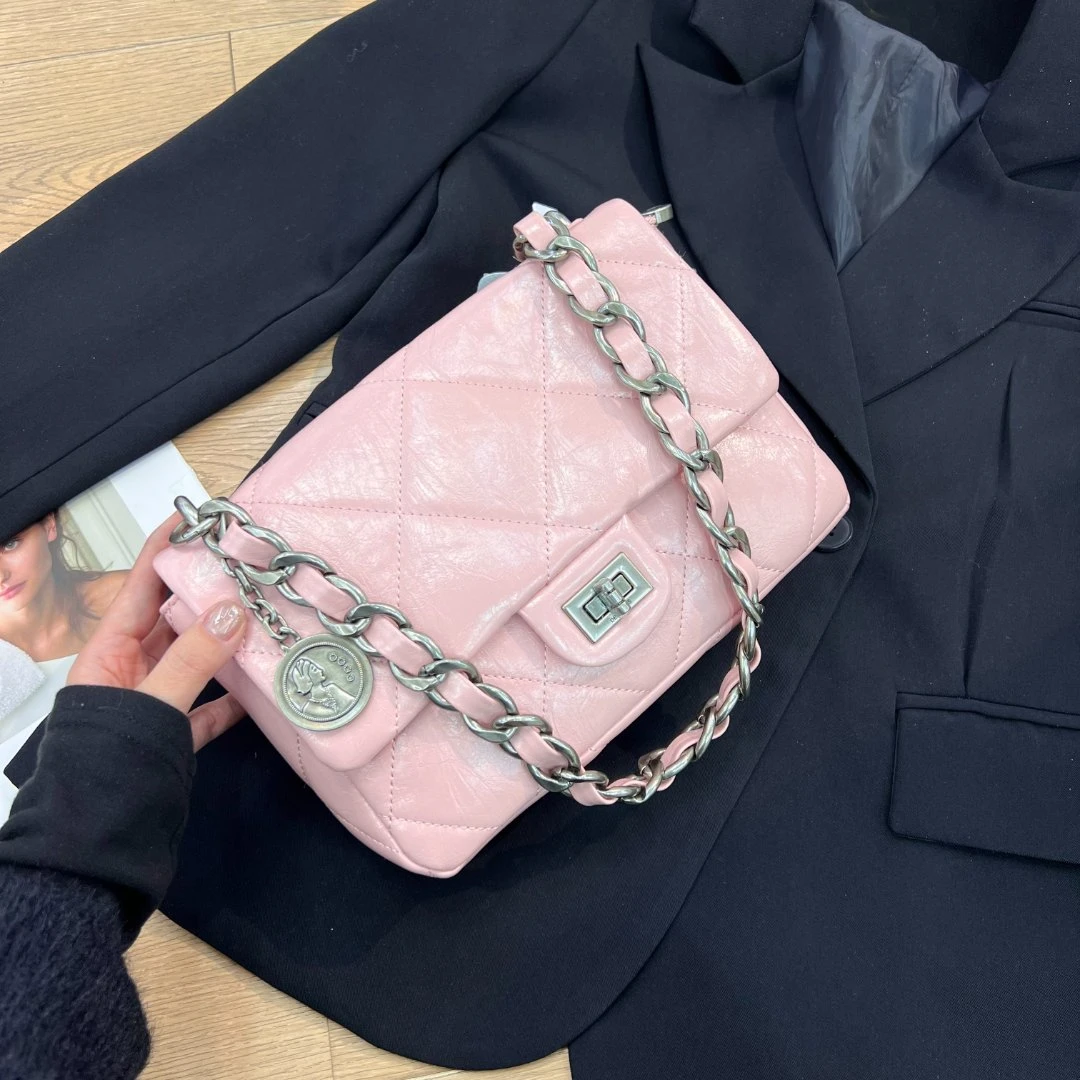 2025春夏新款潮流腋下百搭网红复古单肩斜挎包时尚女包 7193