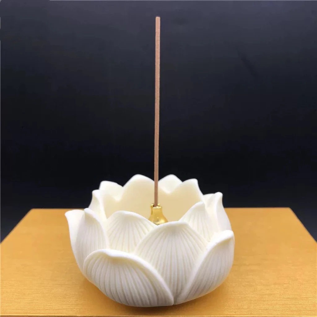 G027-莲花香炉摆件