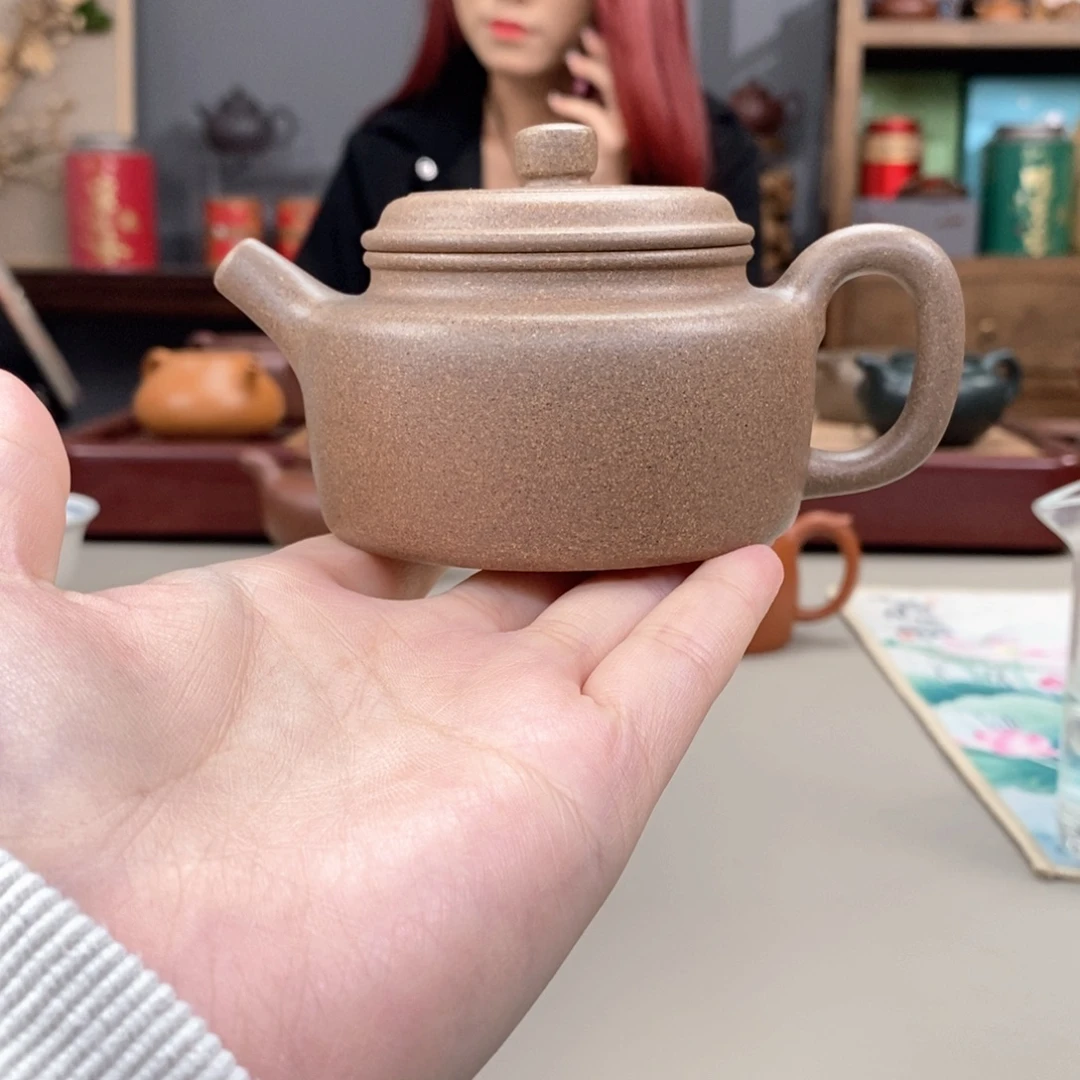茶壶紫砂黄降坡高温德钟半手160cc