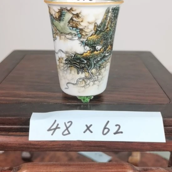 手工手绘釉盆大徳堂