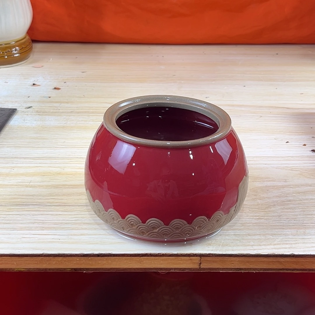 陶瓷绿植多肉微瑕花盆口径10*9无孔