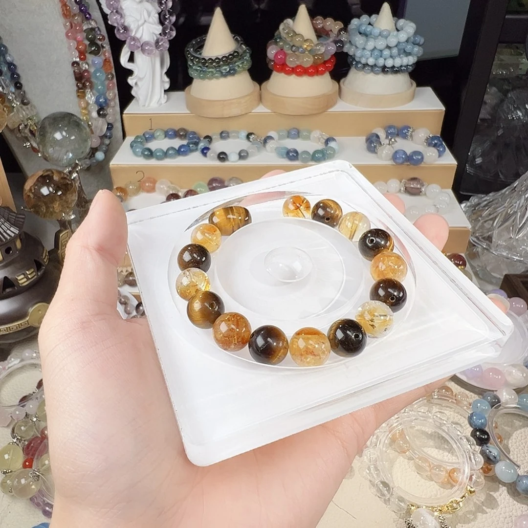 水晶手串未镶嵌金霸