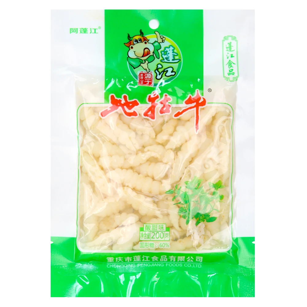 重庆特色下饭菜酸甜地牯牛200g*3袋阿蓬江地牯牛泡山椒味脆爽开胃