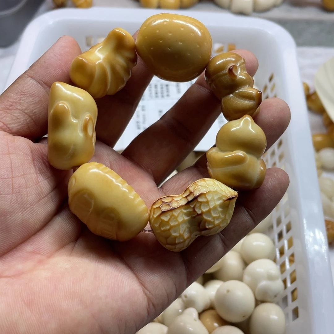 菩提根/象牙果吊坠微瑕象牙果多宝手捻