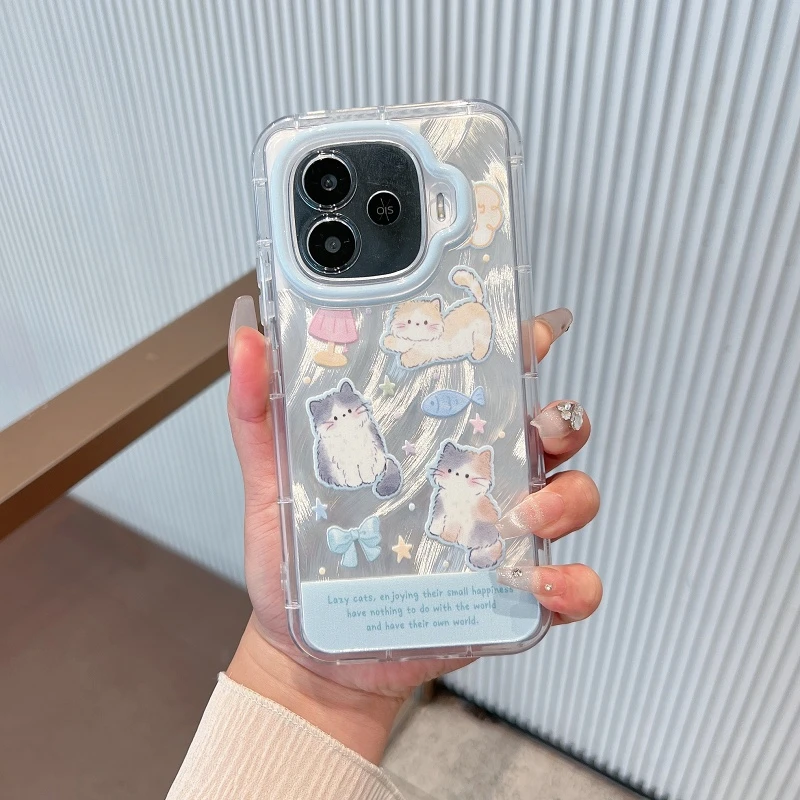 适用vivoiqooz9手机壳新款iqooz9turbo可爱鱼干猫咪turbo+防摔女