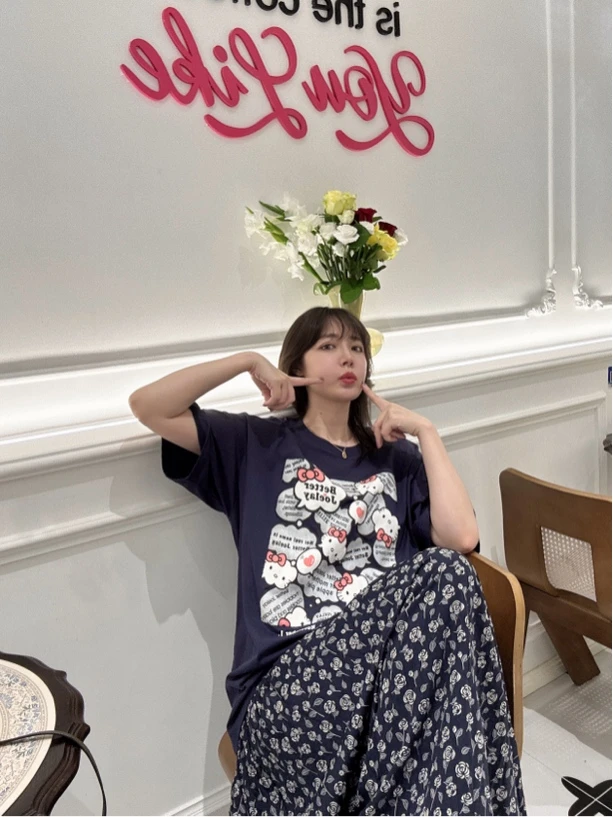 BETTERJOELAY-【季夏之声】时尚可爱小裙子百搭小清新半身裙Z0740