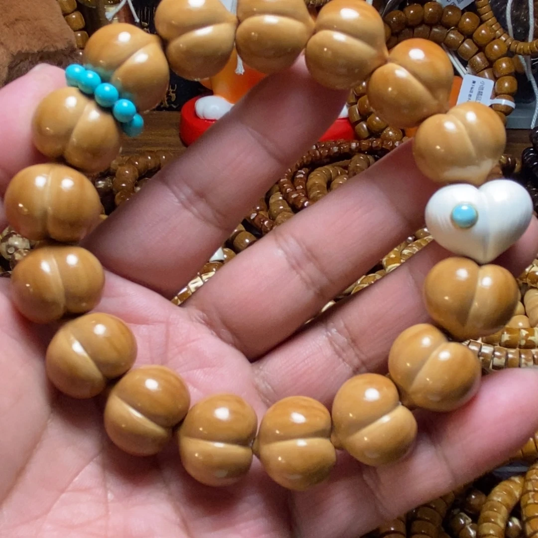 猴头核桃手串猴头手工屁桃 工作室精品➕配饰