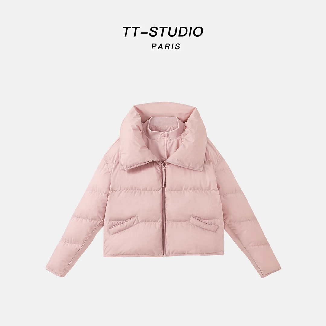 TT【泡芙】90%白鸭绒短款保暖加厚羽绒服TT-ADY667