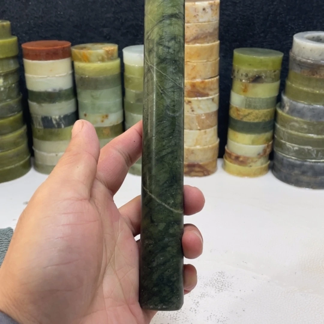 【闪购商品】蛇纹石玉珠宝半成品未镶嵌