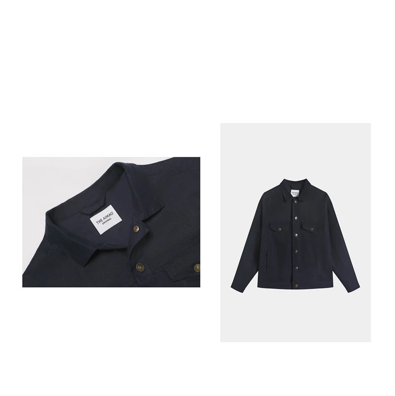 【探索家】100亚麻高级感休闲夹克外套XYX80520