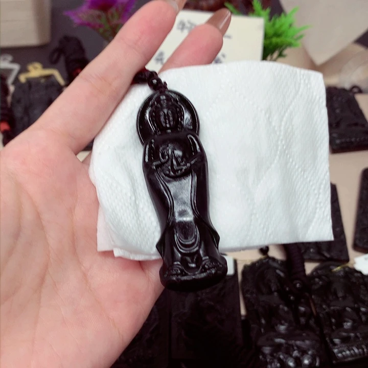 天然a货钢琴黑挂件