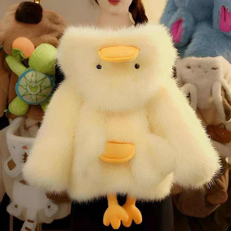 儿童毛毛衣秋冬新款外套加绒加厚上衣可爱洋气风衣女童毛绒韩版