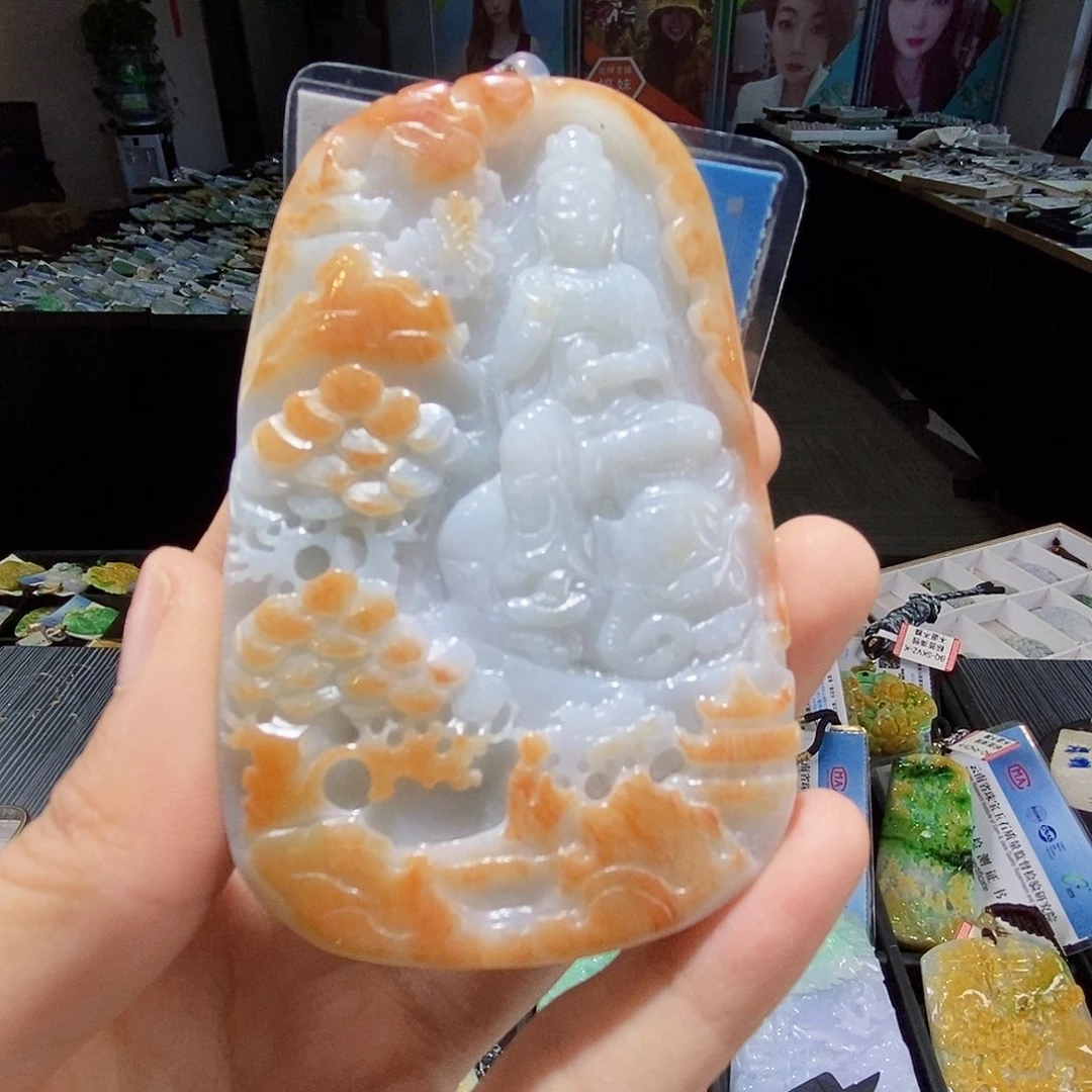 颈饰未镶嵌翡翠翡翠