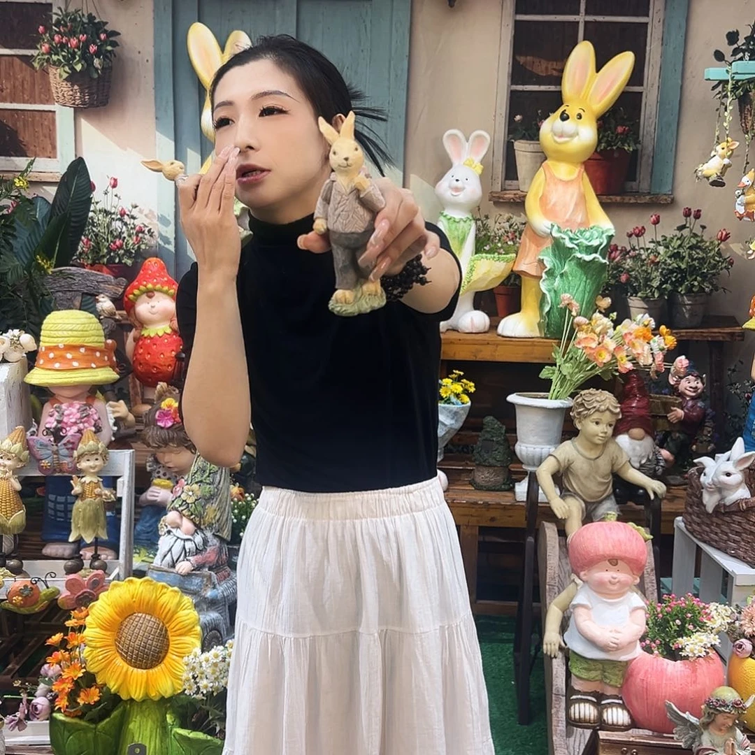 花园摆件红红火火