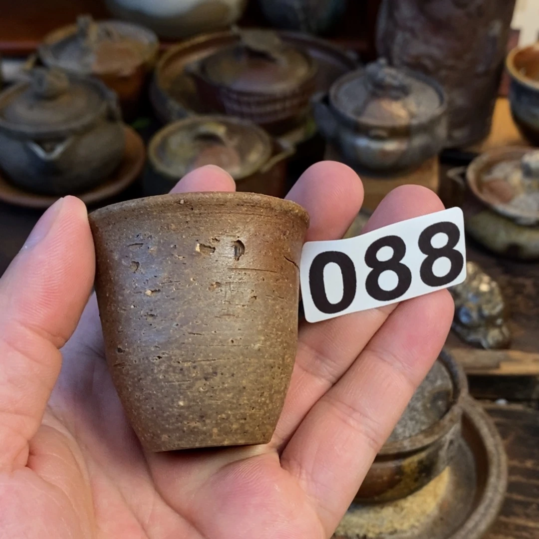 备前烧柴烧茶具粗泥