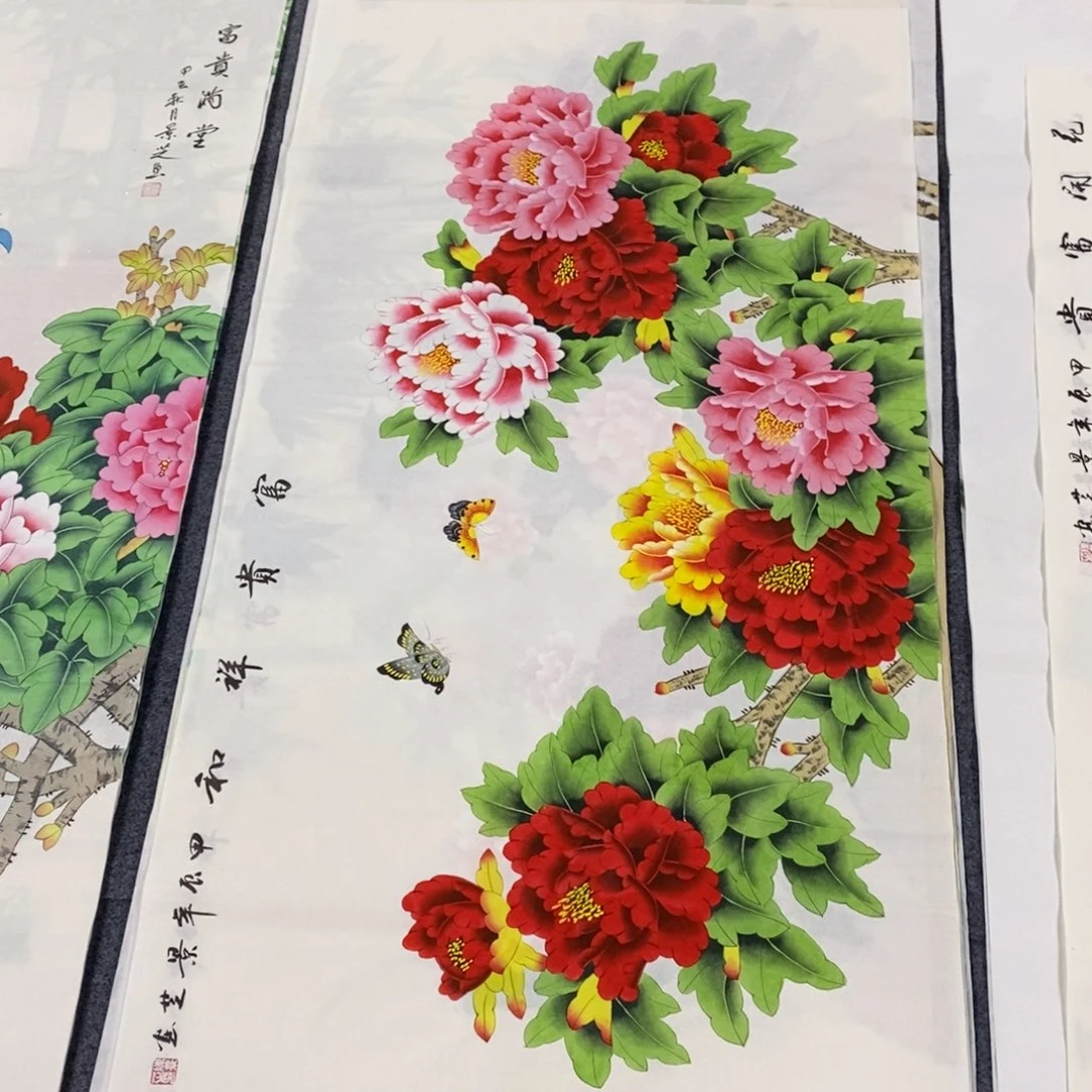 国画140✖️70工笔画画画画画画