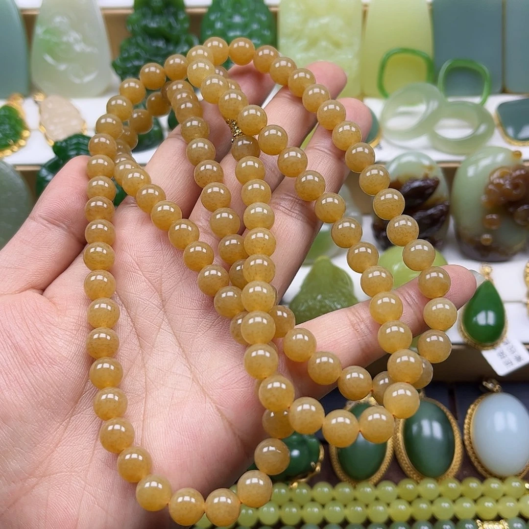 和田玉未镶嵌项链