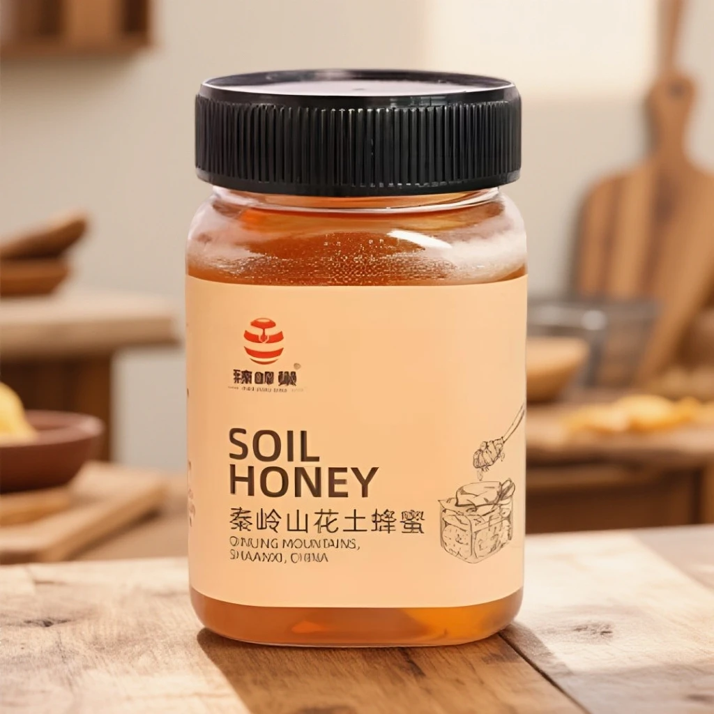 臻峰巢【假一赔十】秦岭深山正宗天然山花500g瓶装天然农家蜂蜜