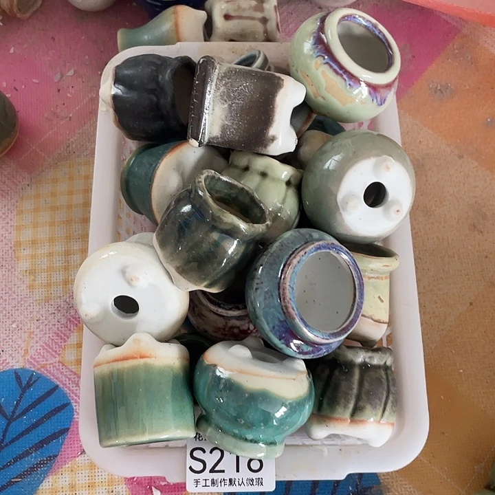 花盆紫砂218微瑕品口径3厘米左右