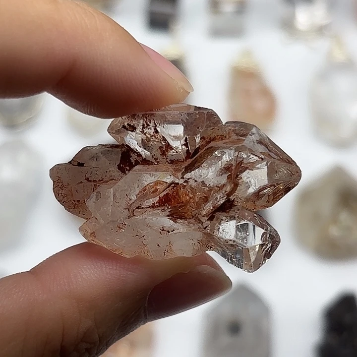 颈饰未镶嵌水晶巴基斯坦红泥闪灵钻38mm+